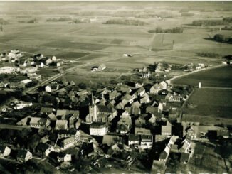 Luftbild Lembeck, 1967