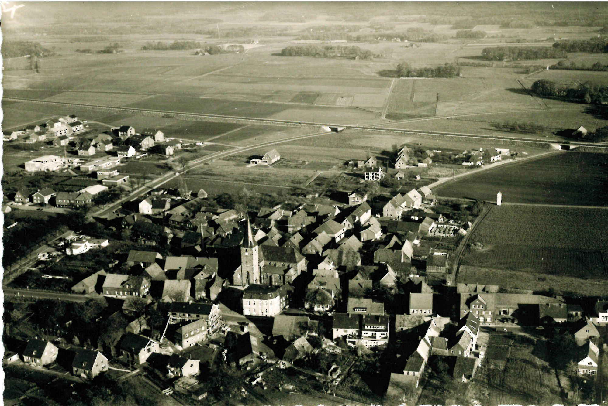 Luftbild Lembeck, 1967