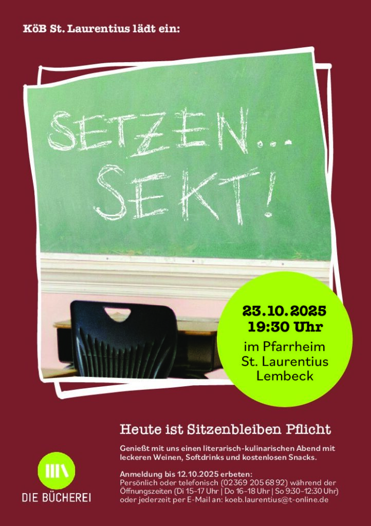 Heute ist Sitzenbleiben Pflicht