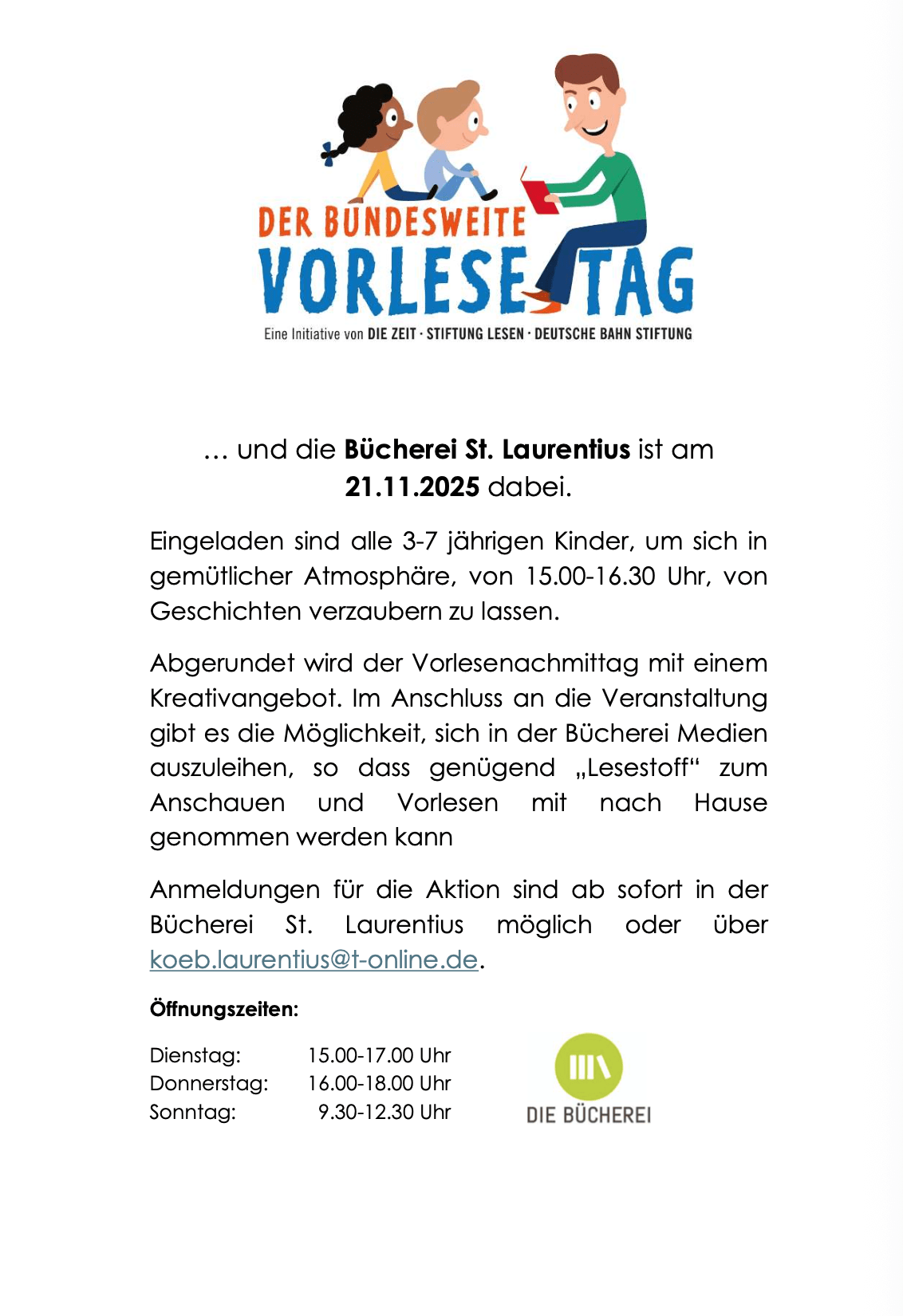 Bundesweite Vorlesetag