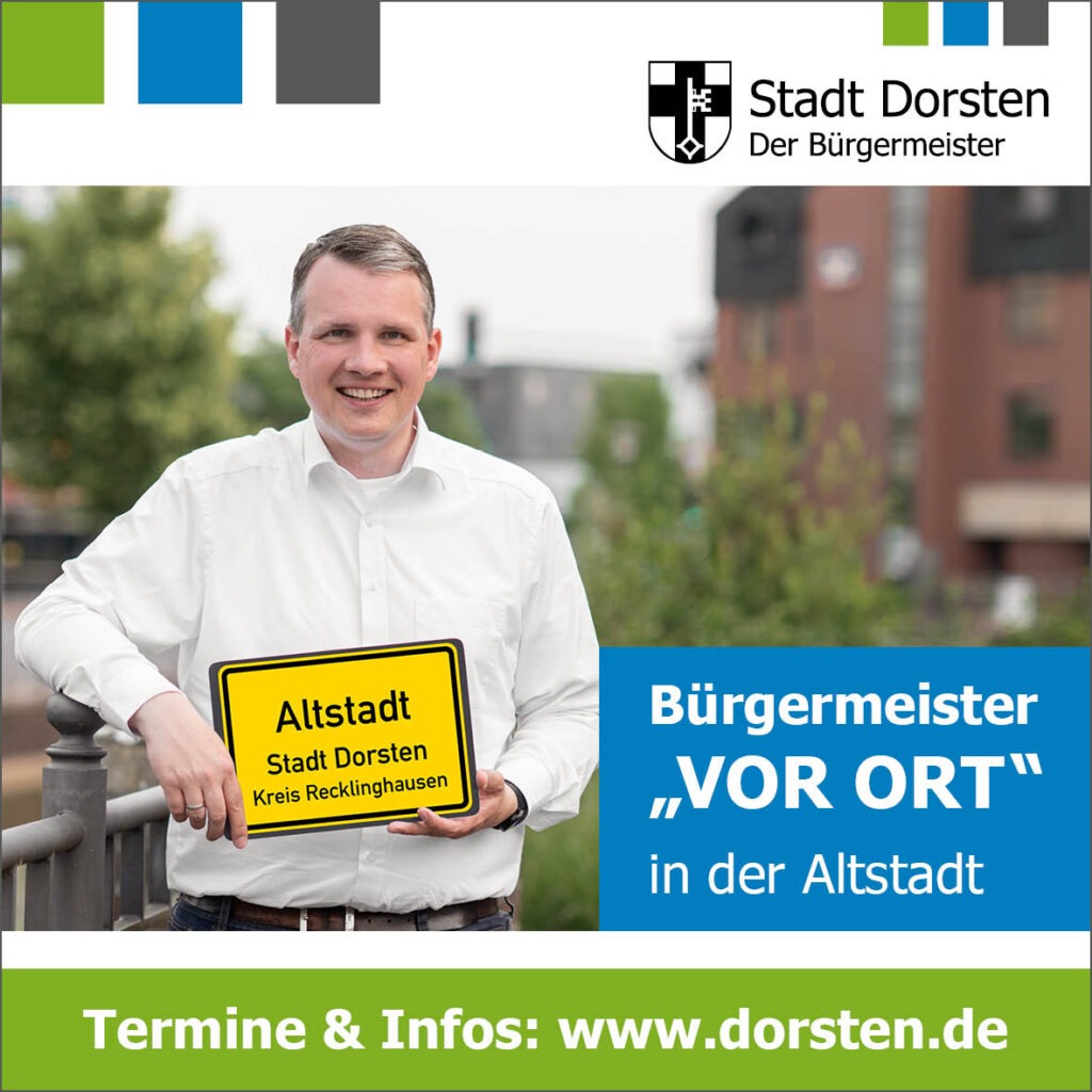 Bürgermeister vor Ort