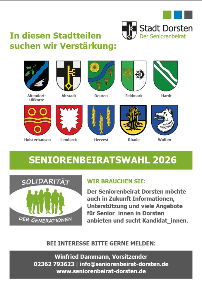 Der Seniorenbeirat der Stadt Dorsten