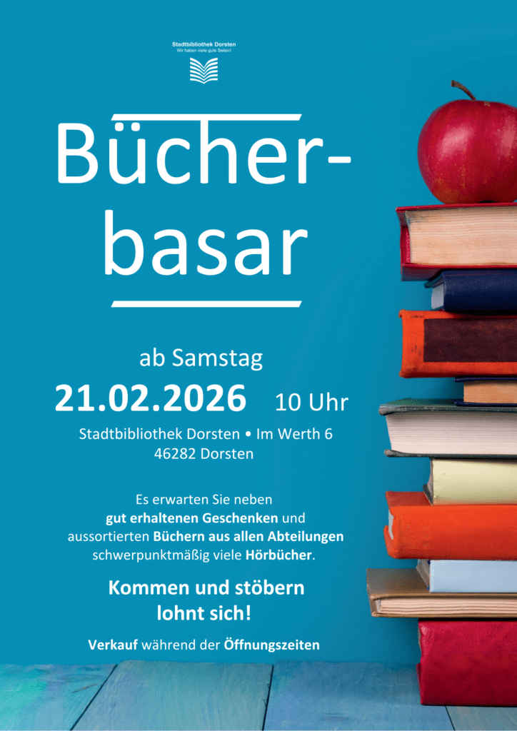 Bücherbasar in der Stadtbibliothek 2026
